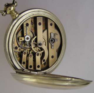 AMAZING Lebet 1880 Swiss Military Hi Grade Award Pocket Watch Perfect 