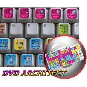  NEW SONY CREATIVE SOFTWARE DVD ARCHITECT KEYBOARD STICKERS 