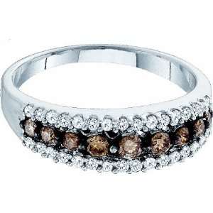   and White Diamonds, Totaling 0.50 ctw, G I Color, I3 Clarity   Size 5