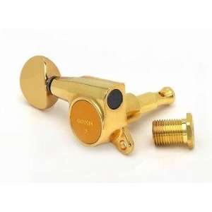    Gotoh Mini Tuning Keys 6 inline Lefty Gold Musical Instruments