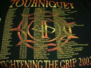 CRADLE OF FILTH Tour Shirt 2007 TOURNIQUET M  