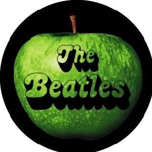  Beatles Apple Logo Button Round 