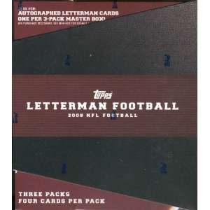  2008 Topps Letterman Football Hobby Box