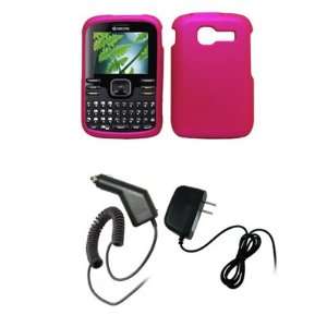 Torino S2300   Hot Pink Rubberized Snap On Cover Hard Case Cell Phone 