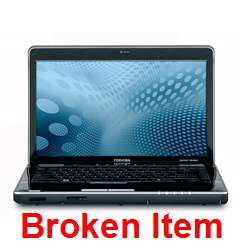 game media gaming systems toshiba satellite p505 broken as is