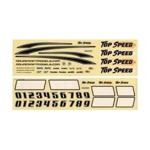  Aquacraft Decal Sheet Top Speed 3 Toys & Games