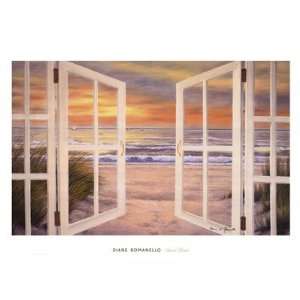  Sunset Beach Finest LAMINATED Print Diane Romanello 37x28 