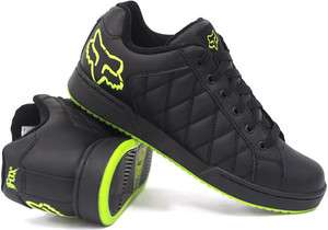 Fox Racing Default Shoes Black Green Neon 11  