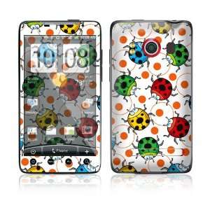  DecalSkin HTC Evo 4G Skin   Ladybugs Cell Phones 