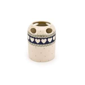  Polish Pottery Cupid Toothbrush Holder: Home & Kitchen