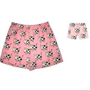  Pink Cow Magic Boxer Shorts Size L 