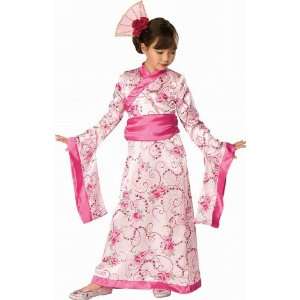  Asian Pink Princess Child Costume Size Geesha Girl: Toys 