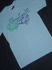 Mens Hurley LT blue water script T shirt L MTSSWTS NEW  