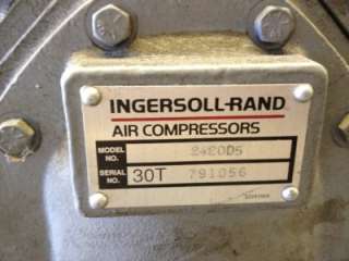 Ingersoll  Rand T30 Air Compressors Model 2420D5 SN 791056  