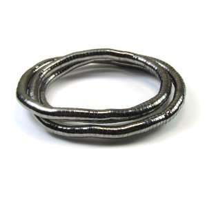  Bendy Flexible and Shapeable Snake Necklace in Gunmetal 