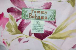 Tommy Bahama SLEEVELESS PINK FLORAL BLOUSE WOMENS XS 2  