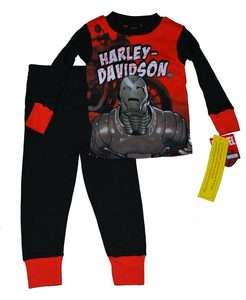 HARLEY DAVIDSON® BOYS PAJAMAS MARVEL IRONMAN 2 PIECE SET 3088009 WOW 