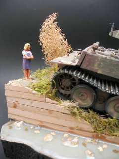 35 diorama Berge tiger built WW2 gebaut Tank Panzer War  