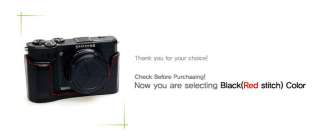   Leather Camera Half Case Bag HC EX1 (Black) for Samsung EX1 TL500