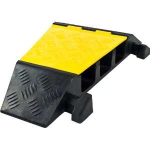  3 Channel Rubber Cable Ramp 22.5° Turn Automotive
