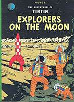 Explorers on the Moon Adventures of Tintin PB Book New  