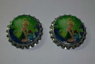 Tinkerbell #4 Set Bottle Caps for Scrapbooking Hairbows  