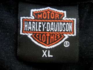 Vintage 3D Emblem HARLEY DAVIDSON Biker HOG 1991 Motorcycle T shirt 