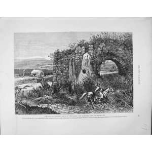    Palestine 1881 Sea Galilee Tabighah Site Bethsaida