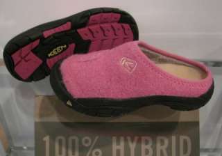 NEW KEEN Timberline Wool Clogs YOUTH Size 4 Fuchsia $50  