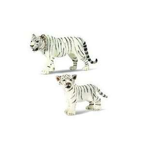  White Tiger and Cub Figure Set Toys & Games