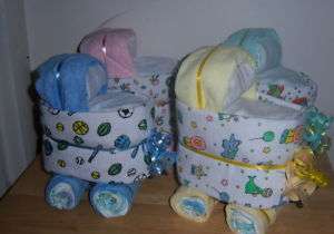 Mini Diaper Bassinet, Baby Shower Favor, ASSORTED  