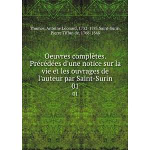   , 1732 1785,Saint Surin, Pierre Tiffon de, 1768 1848 Thomas Books