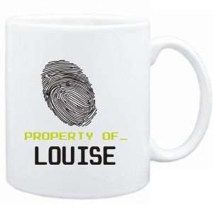  Mug White  Property of _ Louise   Fingerprint  Female 
