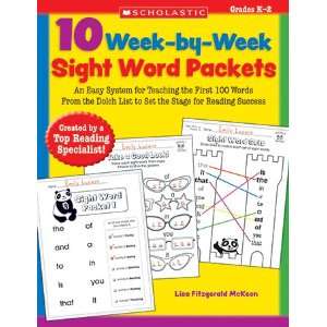   Week Sight Word Packets By Scholastic Teaching Resources: Toys & Games