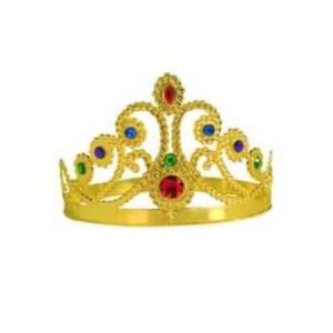  Plastic Gold Jeweled Queens Tiaras: Health & Personal Care