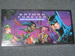 BATMAN FOREVER 3 D BOARD GAME BATTLE AT THE BIG TOP NEW  