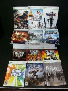 286 X Box 360 Game Manuals.In Mint→Flawless Conditions 