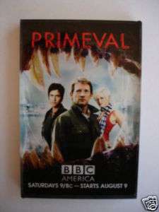 Primeval BBC rare promotional glass paper weight  