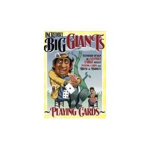  INCREDIBLY BIG GIANTS PLAYING CARDS: Toys & Games
