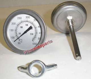 BBQ SMOKER/PIT/GRILL THERMOMETER TEMP GAUGE !  