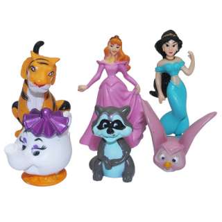 6x Disney Beauty and the Beast Figure Set #01  