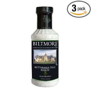 Biltmore Buttermilk Dill Ranch Salad Dressing, 16 Ounce (Pack of 3 