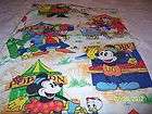 Vintage Disney Mickey at the Fair Twin Flat Sheet New in Package 