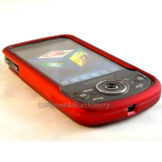Protect your Samsung Behold 2 t939 with Red Rubberized Hard Case!