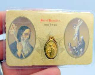 This auction is for a very special St. Benedict Medal & Prayer This 