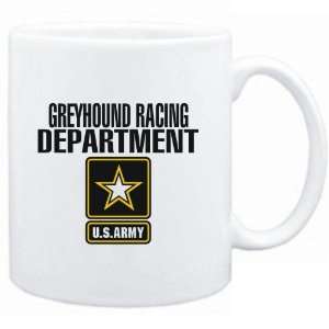  Mug White  Greyhound Racing DEPARTMENT / U.S. ARMY 