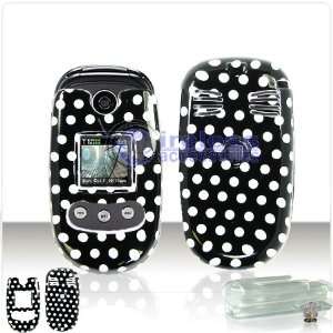 Black and White Polka Dots Hard Case Cover for cell phone LG VX8350 VX 