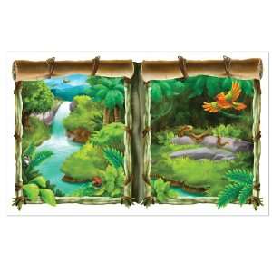  By Beistle Company Jungle Insta View Window Prop 
