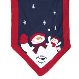   New England Patriots Snowman Christmas Table Runner: Home & Kitchen