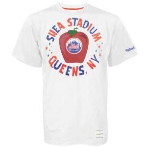  New York Mets White Shea Stadium T shirt Sports 